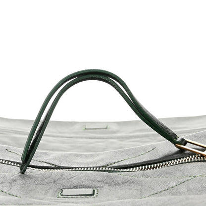 Lanvin Lambskin Quilted Medium Sugar Flap Shoulder Bag Bottle Green 14 of 14