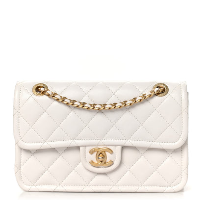 Chanel Caviar Quilted Medium Sweet Classic Flap White 1 of 10