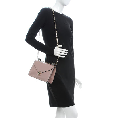 Valentino Garavani Calfskin Panther Shoulder Bag Poudre 2 of 8