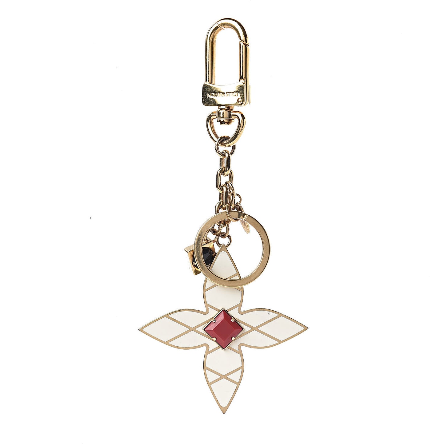 Malletage Flowers Bag Charm Key Holder