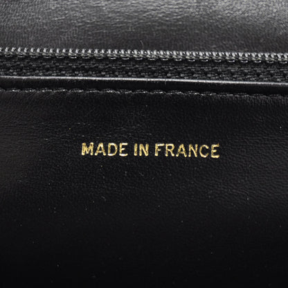 Chanel Leather Chocolate Bar Quilted Long Wallet Black 7 of 8