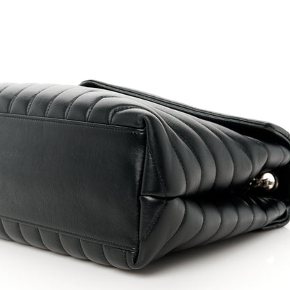 Saint Laurent Calfskin Y Quilted Monogram Medium Loulou Chain Satchel Black 11 of 11