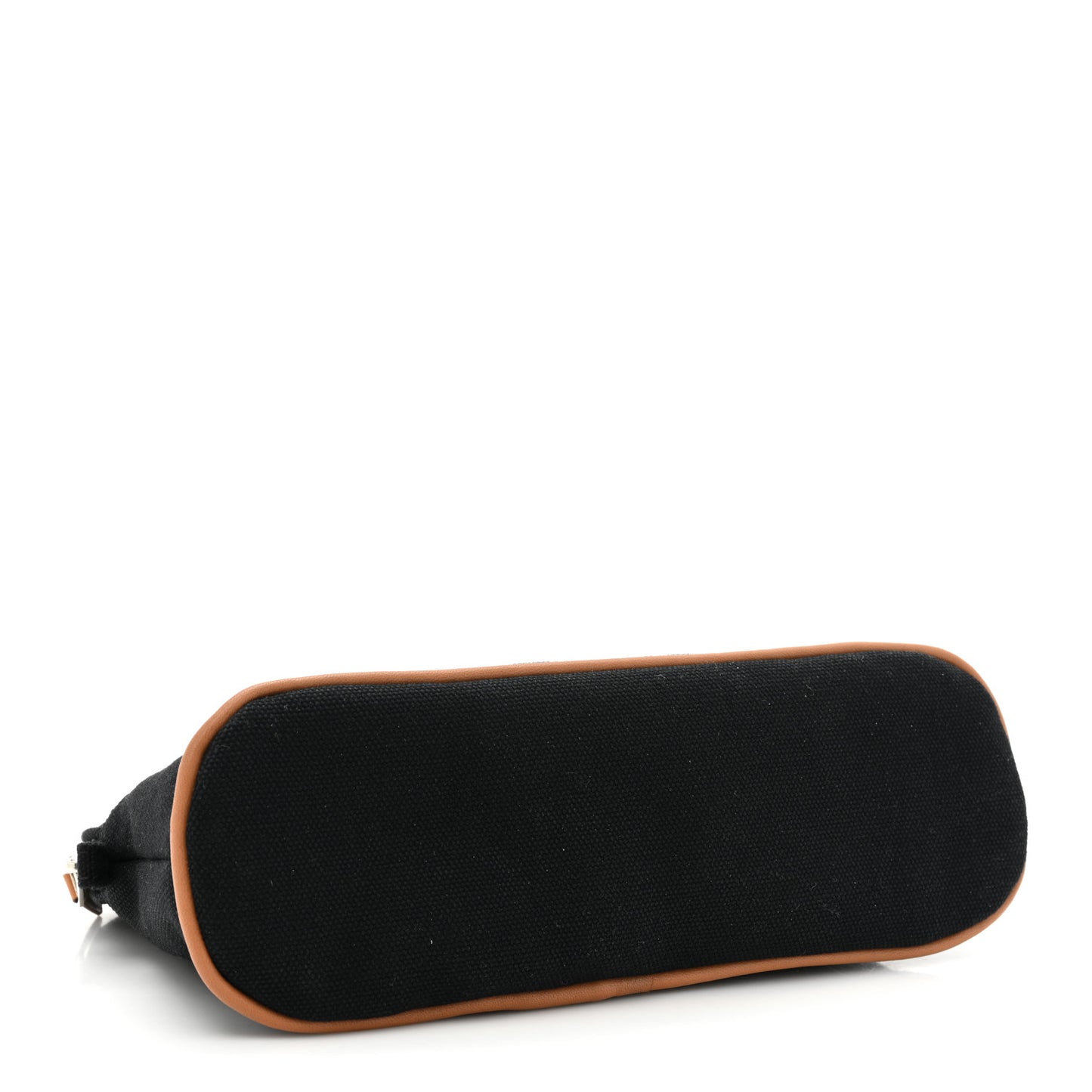 Cotton Canvas Mini Bolide Travel Cosmetic Pouch Black