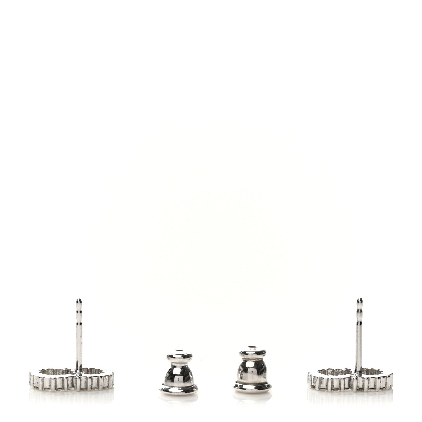 Crystal Clair D Lune Earrings Silver