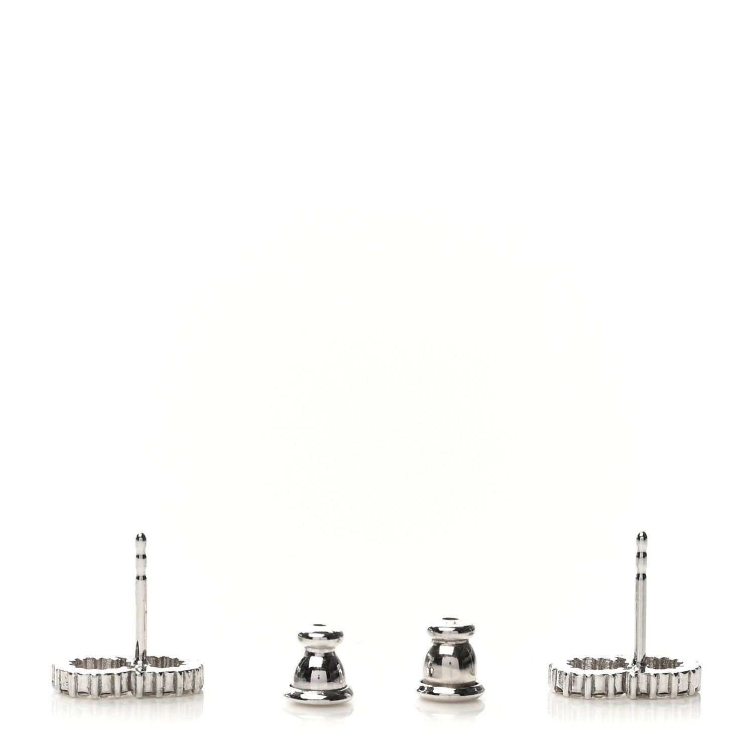 Christian Dior Crystal Clair D Lune Earrings Silver 3 of 4