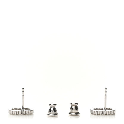 Christian Dior Crystal Clair D Lune Earrings Silver 3 of 4