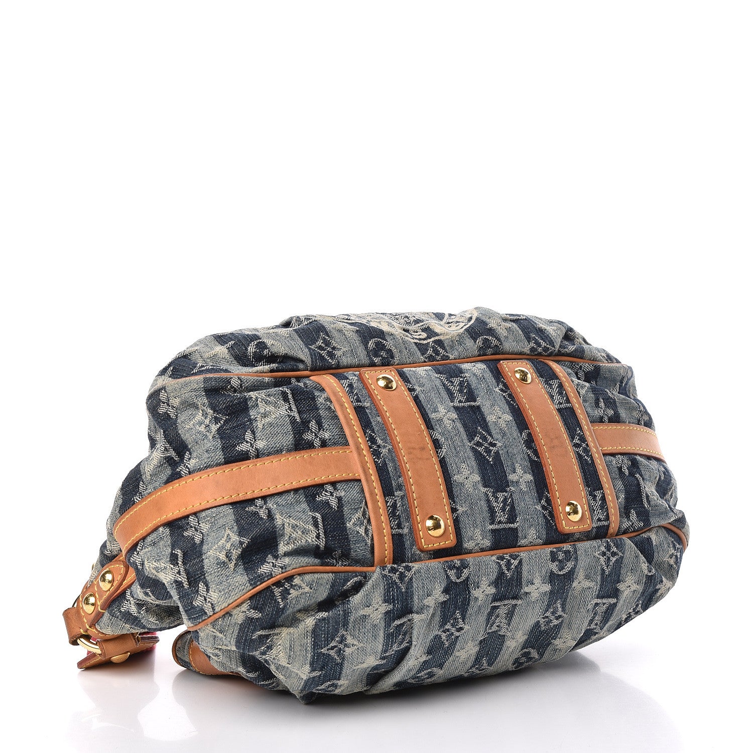 Louis Vuitton Denim Raye Porte Epaule MM 4 of 21