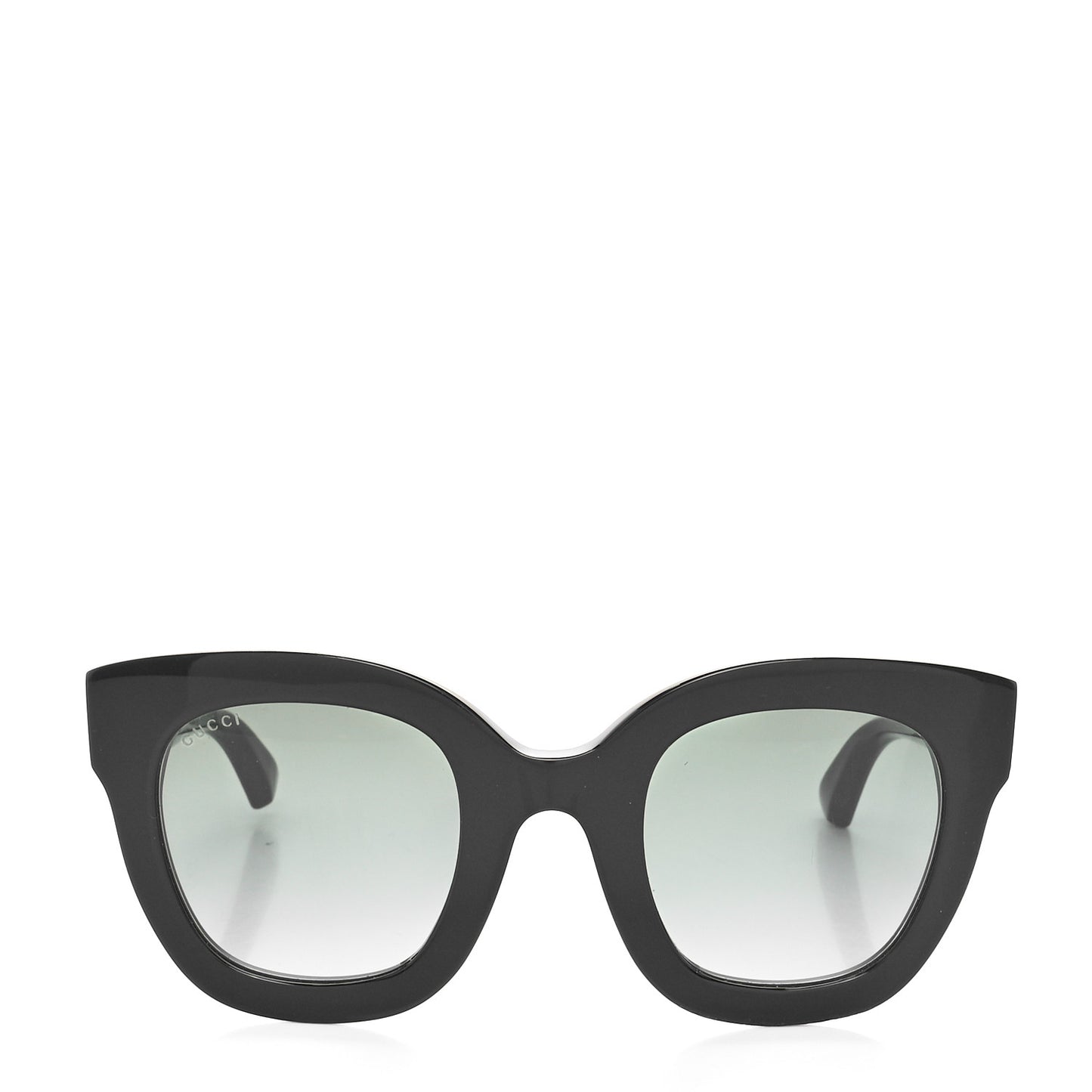 Acetate Crystal Star Round Frame Sunglasses GG0208S Black