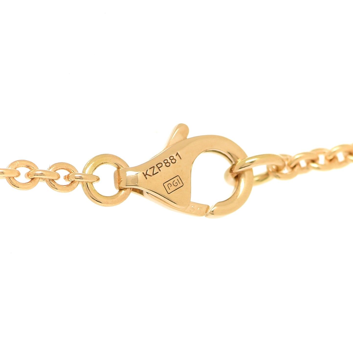 18K Yellow Gold Interlocking LOVE Necklace