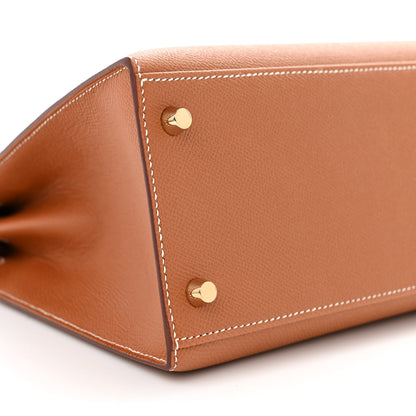 Hermes Epsom Kelly Sellier 28 Gold 9 of 13