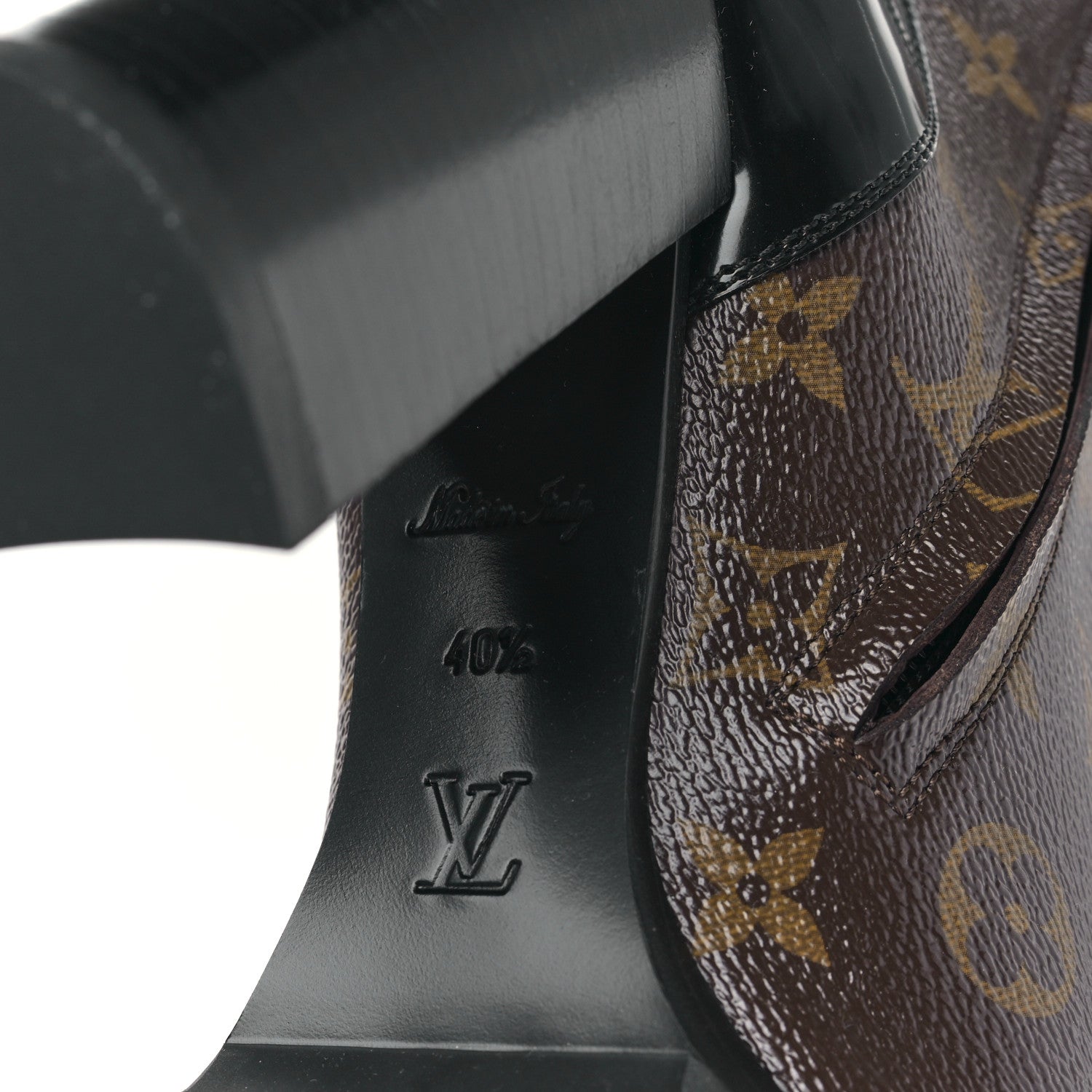 Louis Vuitton Patent Calfskin Monogram Star Trail Ankle Boots 40.5 Black 6 of 6