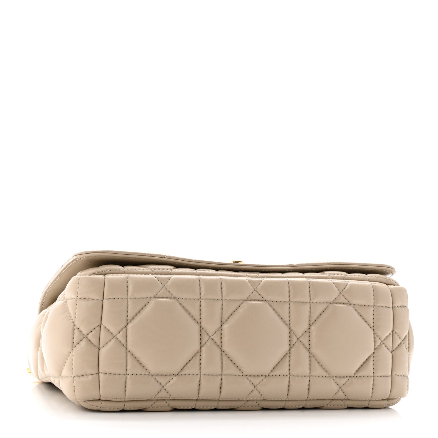 Calfskin Macrocannage Medium Caro Bag Sand