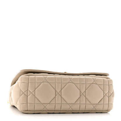 Christian Dior Calfskin Macrocannage Medium Caro Bag Sand 4 of 12