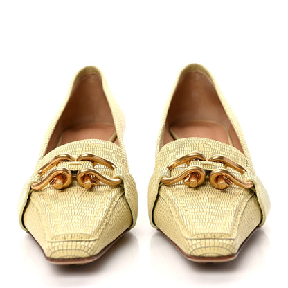 Bottega Veneta Embossed Madame Pumps 40.5 Vanilla 2 of 8
