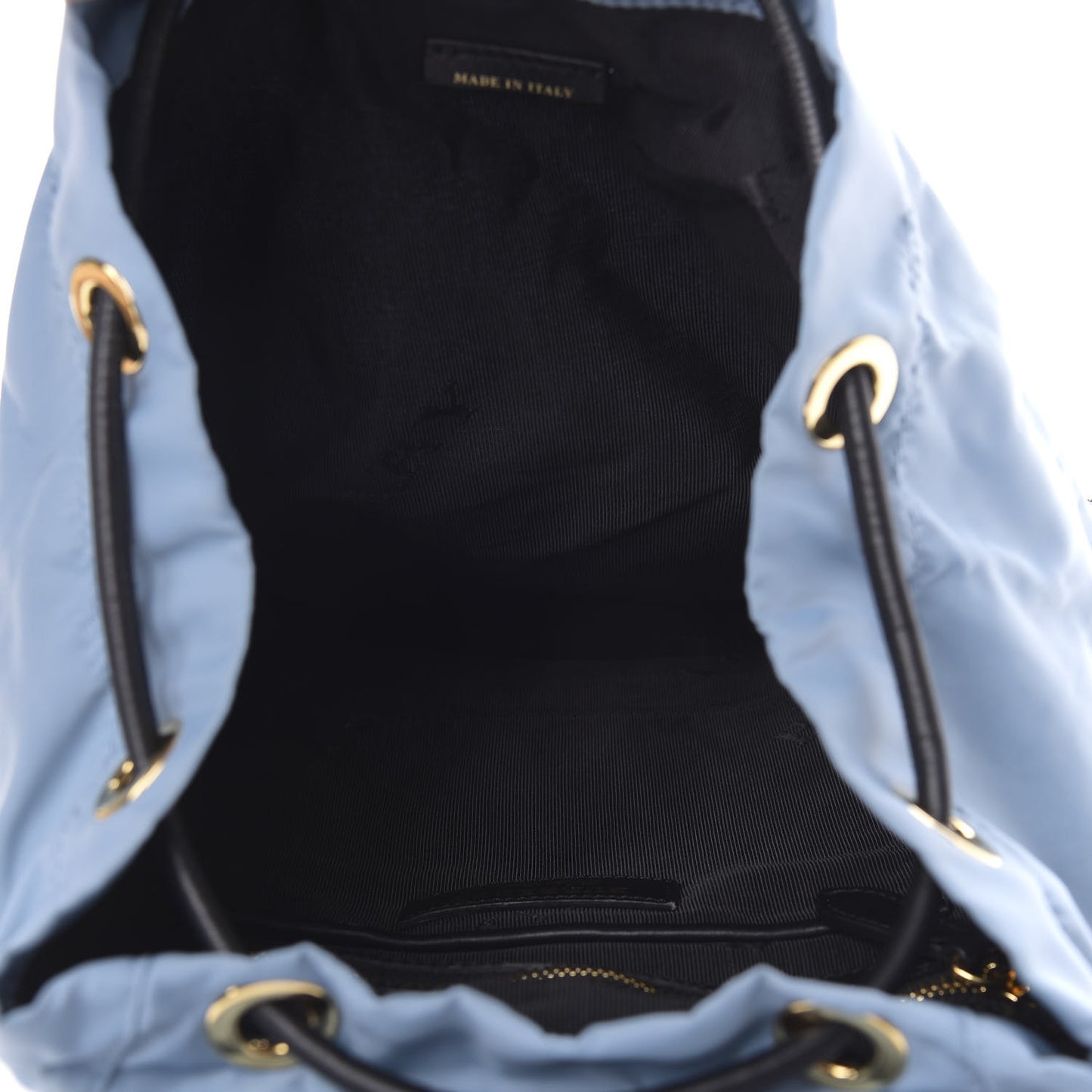 Nylon Medium Rucksack Backpack Light Blue