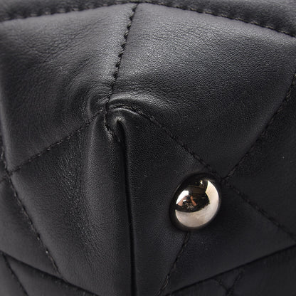 Chanel Calfskin Quilted In The Business North South Tote Black 15 of 15