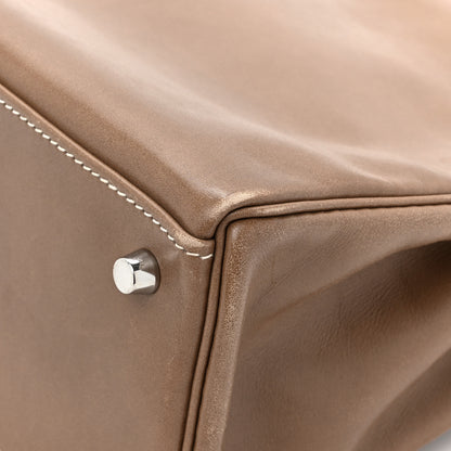 Hermes Tadelakt Kelly Retourne 32 Etoupe 17 of 20