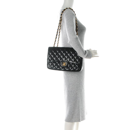Chanel Caviar Quilted Jumbo Single Flap Black 2 of 8