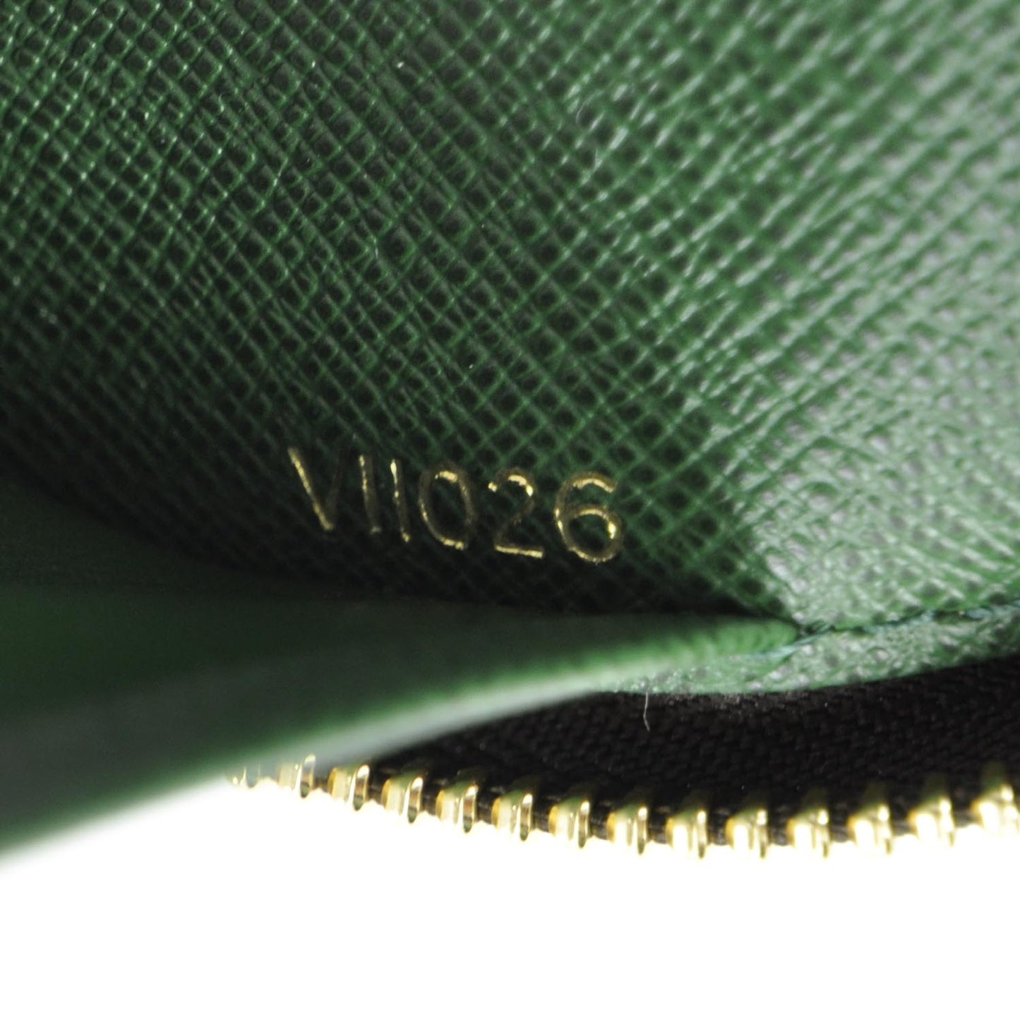 Monogram Groom Zippy Organizer Wallet Green