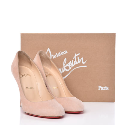 Christian Louboutin Veau Velours Ron Ron 100 Pumps 37.5 Ronsard 17 of 17