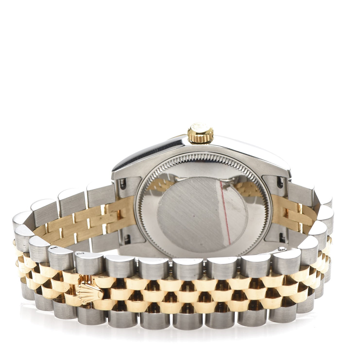 Stainless Steel 18K Yellow Gold Diamond 31mm Oyster Perpetual Datejust Watch Silver 178273