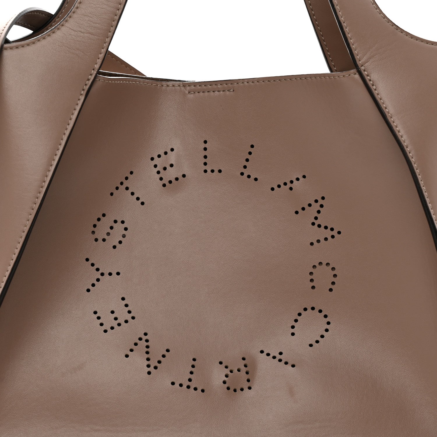 Stella McCartney Eco Alter Nappa East West Perforated Tote Moss 8 of 10