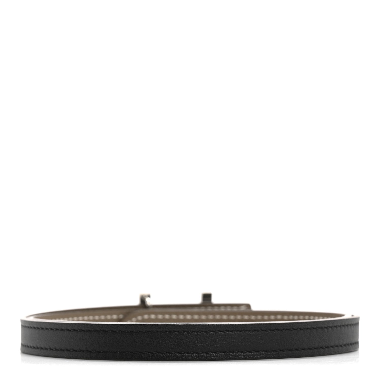 Hermes Swift Epsom 13mm Focus Belt 70 28 Black Etoupe 2 of 6