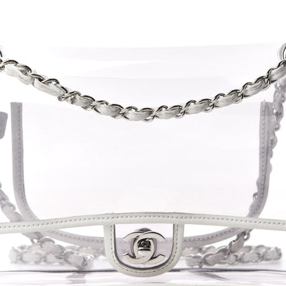 Chanel Vinyl Large Naked Flap White 10 of 10