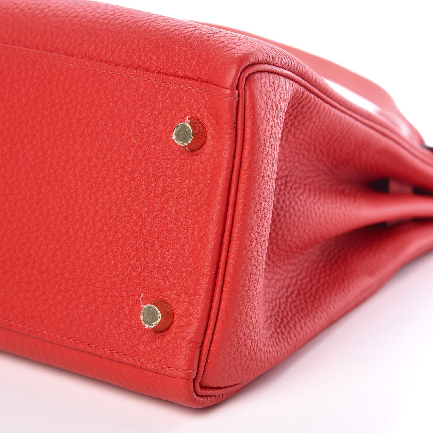 Hermes Togo Kelly Retourne 28 Rouge De Coeur 40 of 41