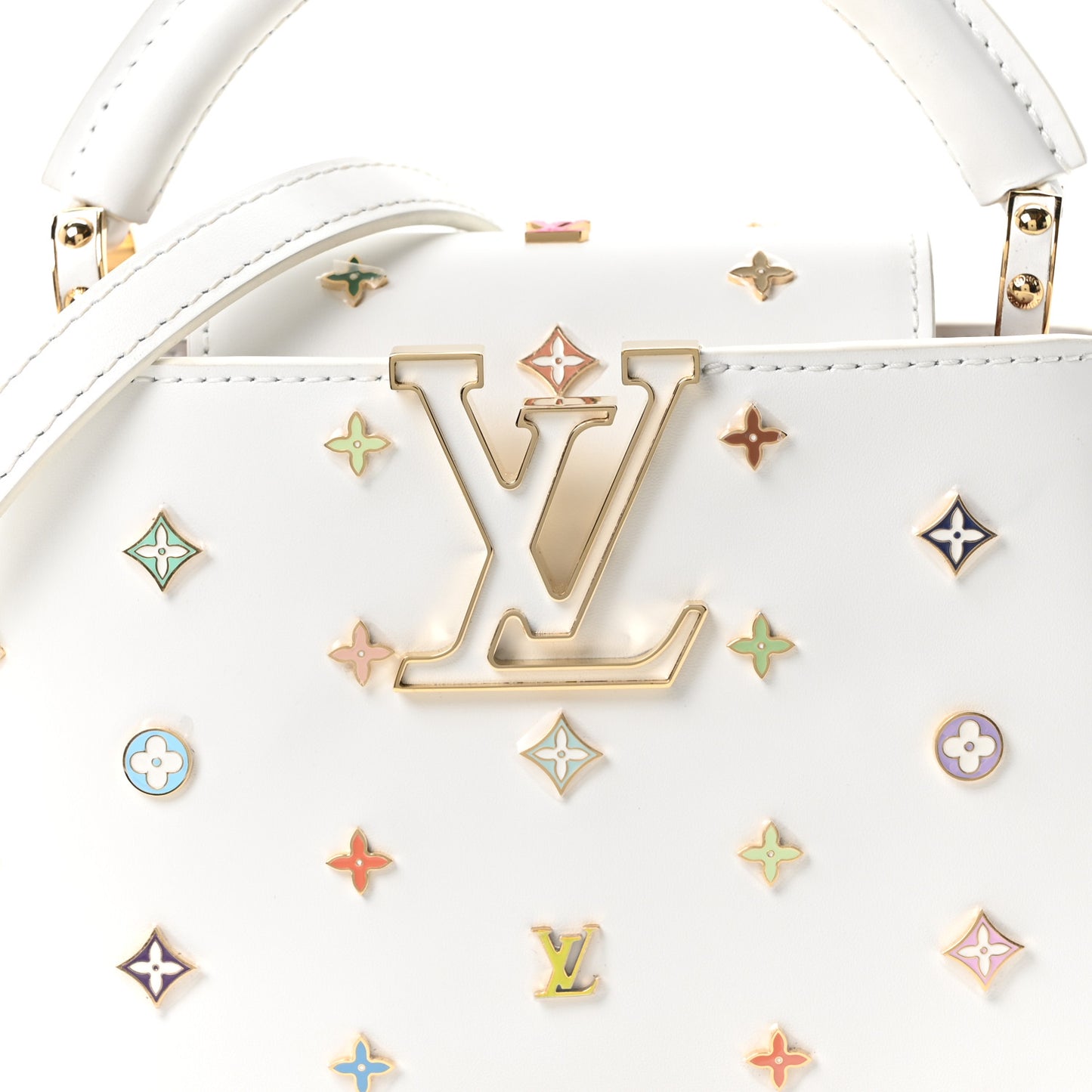 LV X TM Cowhide Mini Capucines Multicolor
