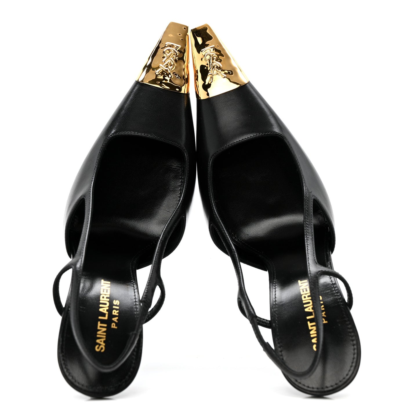 Smooth Calfskin Jeanne 110 Slingback Pumps 37.5 Black