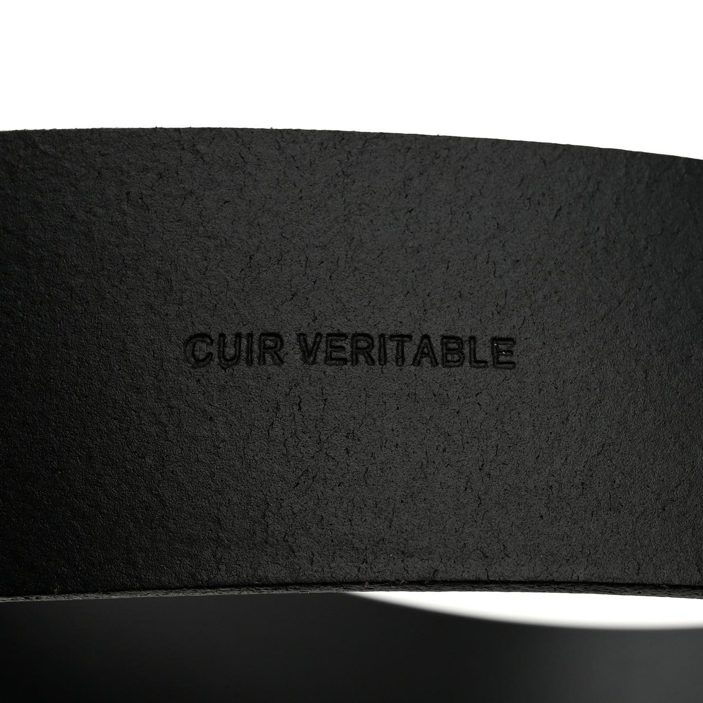Calfskin CC Logo Belt 105 42 Black