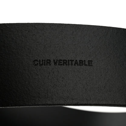 Chanel Calfskin CC Logo Belt 105 42 Black 3 of 9