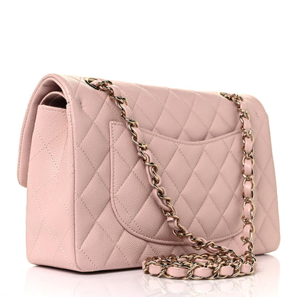 Chanel Caviar Quilted Small Double Flap Light Pink 2 of 10