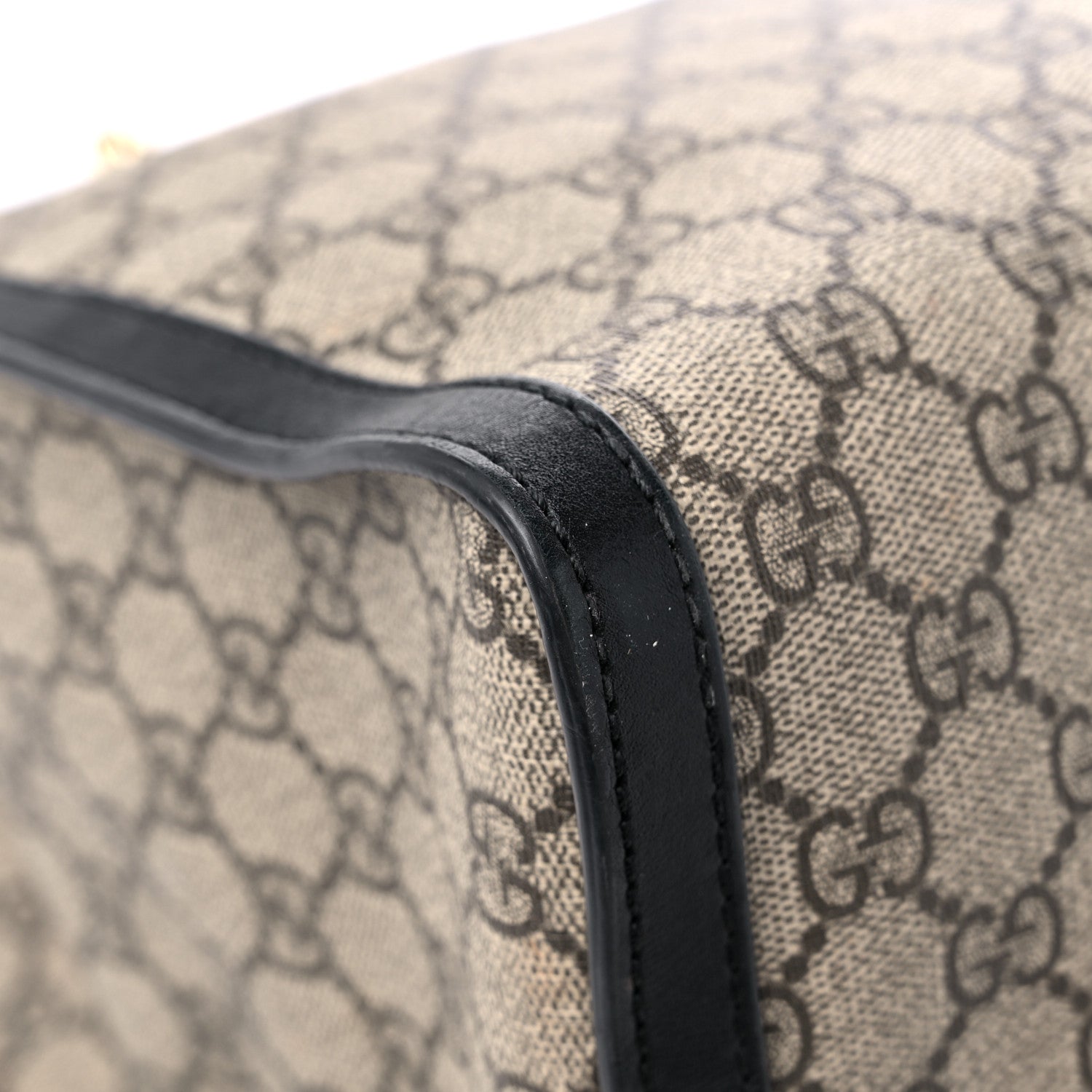 Gucci GG Supreme Monogram Medium Padlock Tote Black 10 of 19