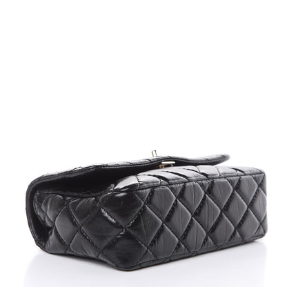 Chanel Shiny Lambskin Quilted Small Montcoco Flap Black 4 of 10