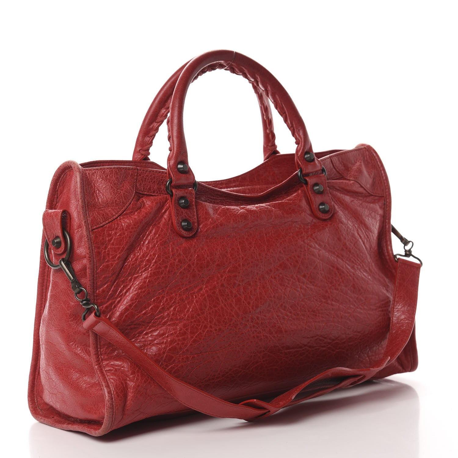 Balenciaga Agneau Classic Hardware City Rouge Cardinal 3 of 16