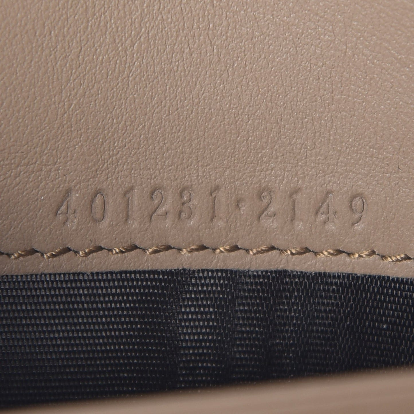 GG Supreme Monogram Mini Dionysus Chain Wallet Beige Taupe