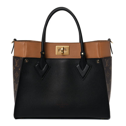 Louis Vuitton Calfskin Monogram On My Side Black 1 of 10