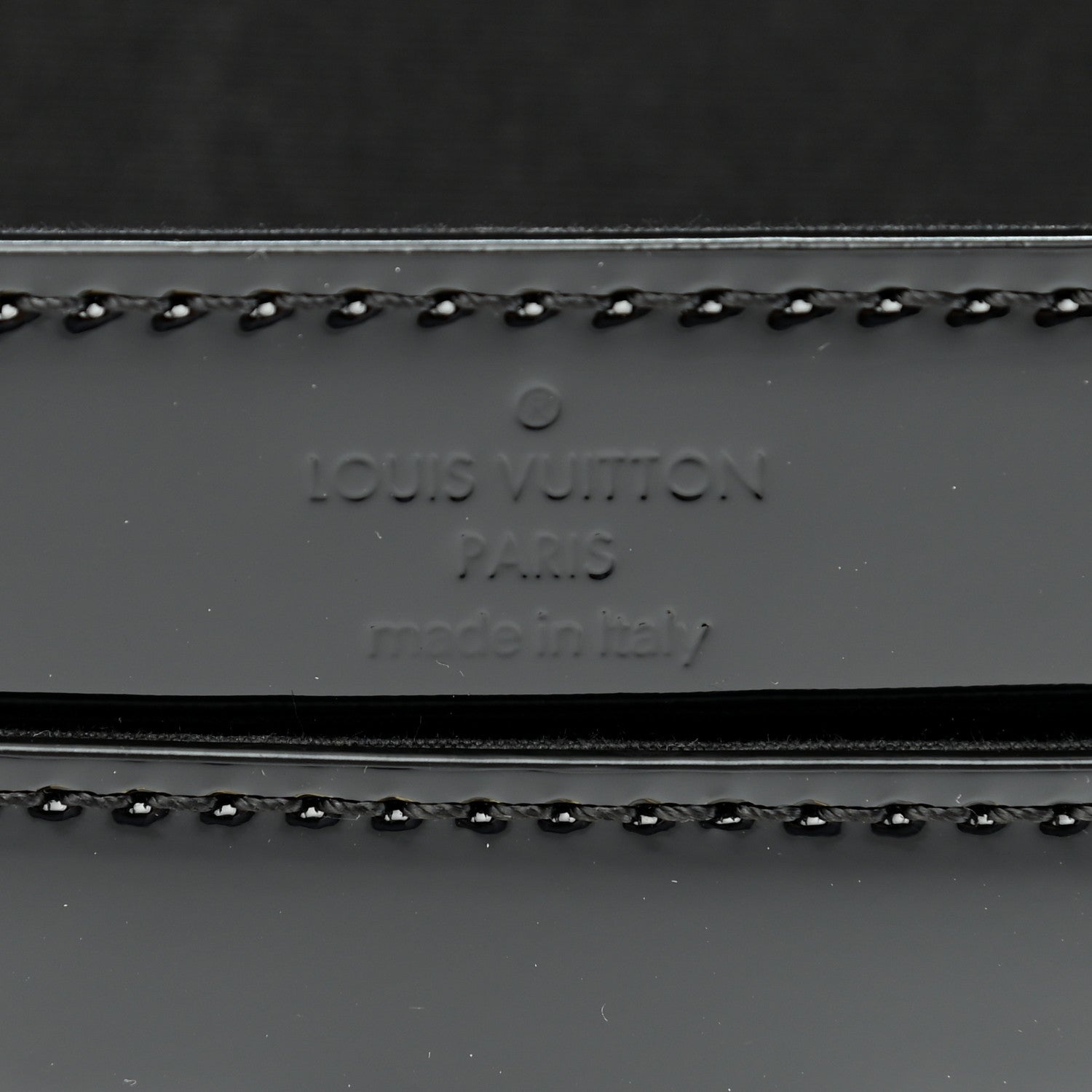 Louis Vuitton Patent Louise Clutch Black 6 of 8