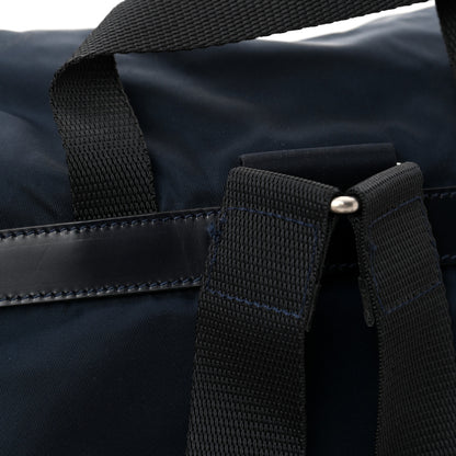 Prada Tessuto Nylon Saffiano Medium Backpack Blue 11 of 11
