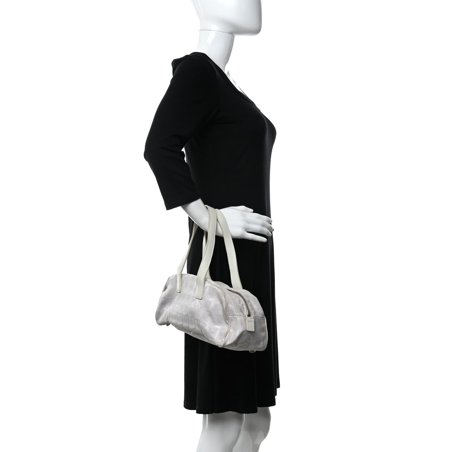 Nylon Travel Bowler White