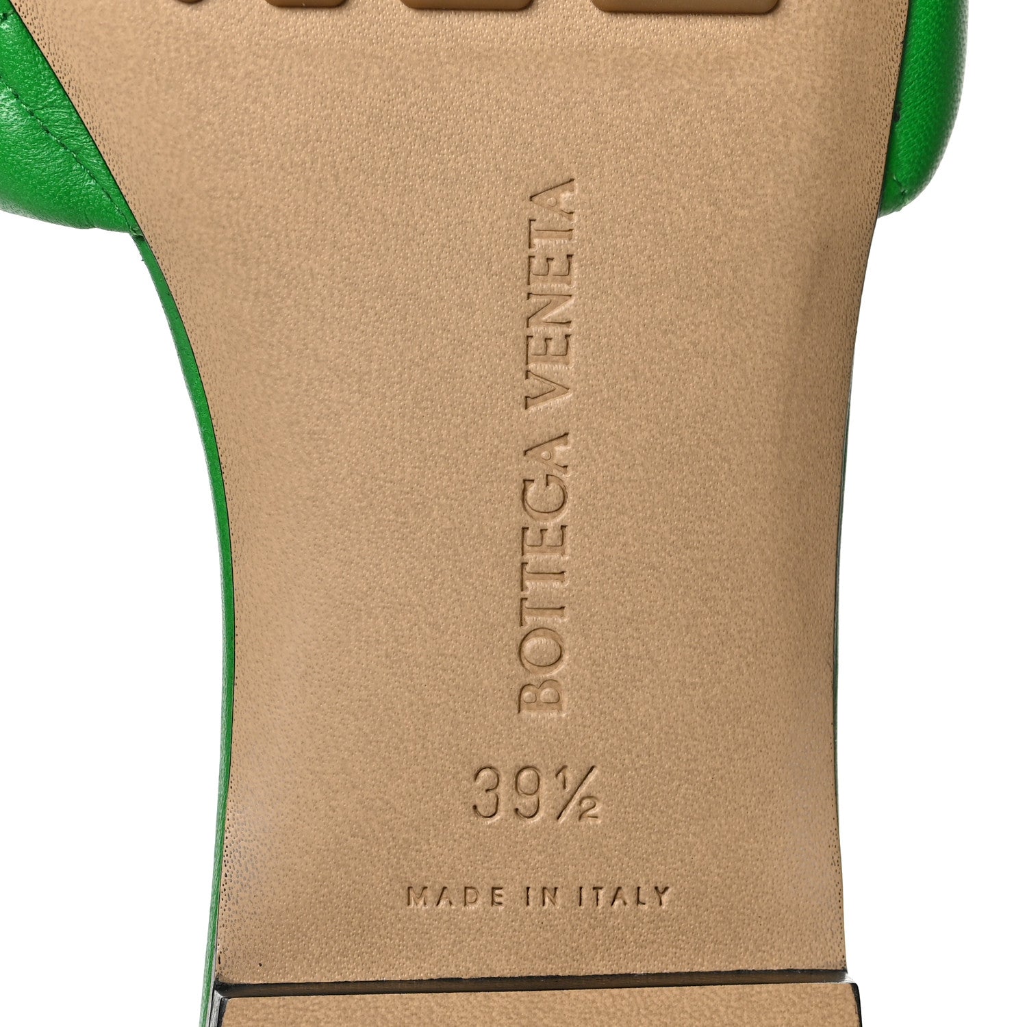 Bottega Veneta Nappa Matelasse Padded Flat Sandals 39.5 Parakeet 7 of 8