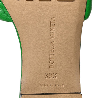 Bottega Veneta Nappa Matelasse Padded Flat Sandals 39.5 Parakeet 7 of 8