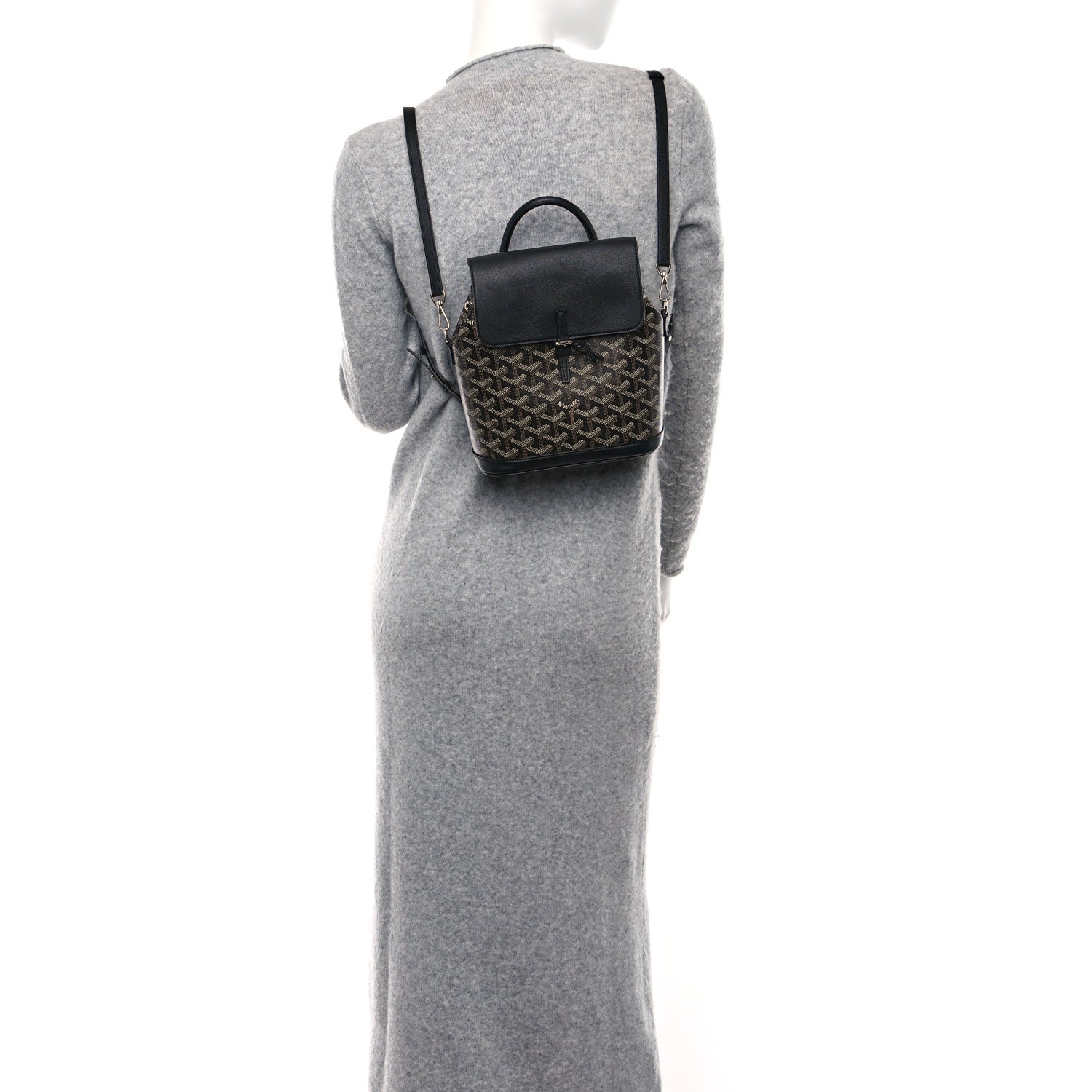 Goyard Goyardine Calfskin Mini Alpin Backpack Black 2 of 9