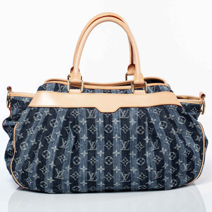 Louis Vuitton Denim Raye Cabas GM 3 of 10