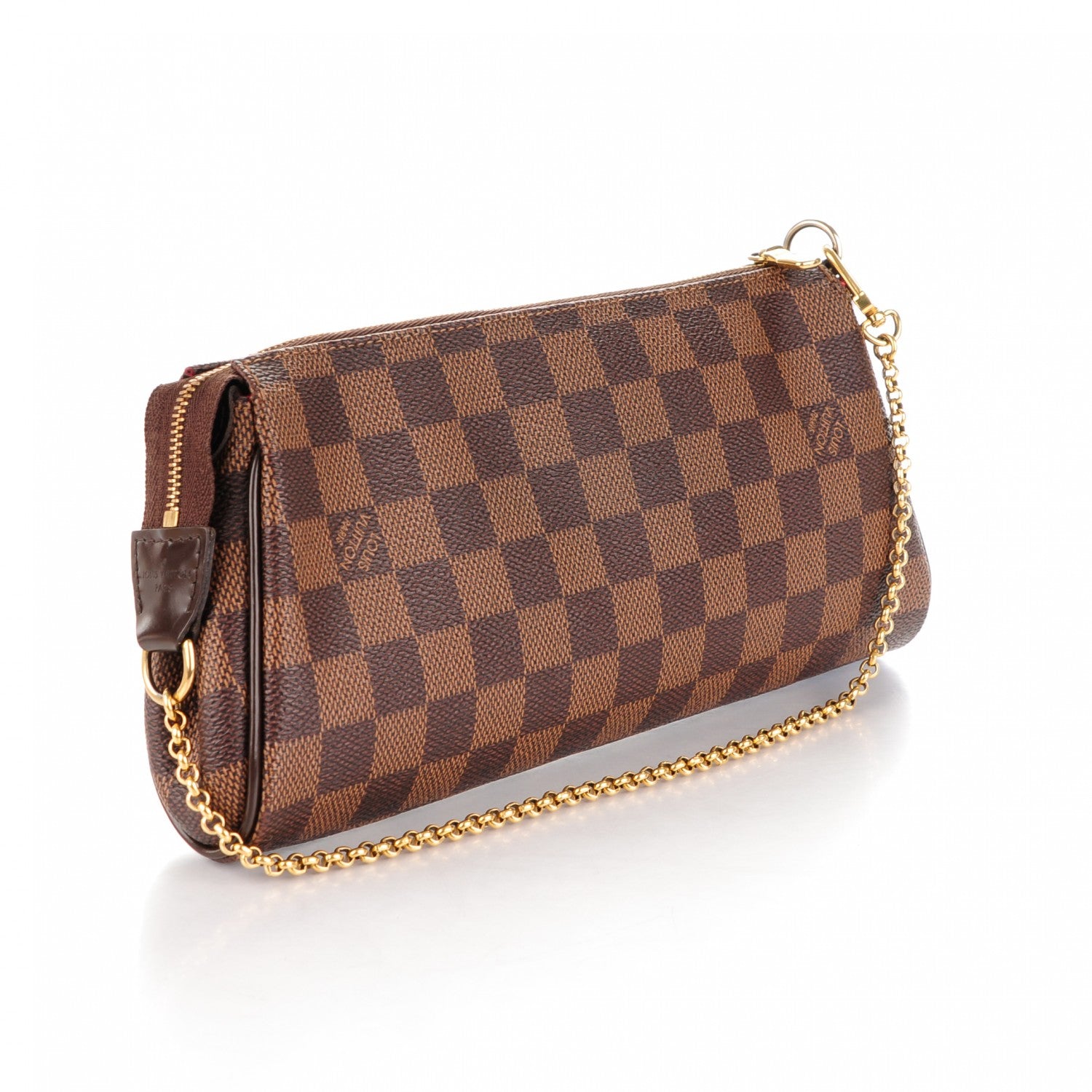 Louis Vuitton Damier Ebene Eva Clutch 3 of 8