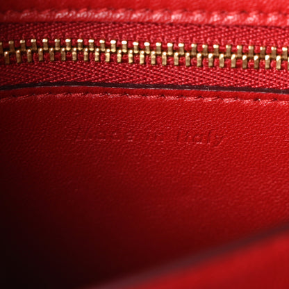 Celine Smooth Calfskin Small Classic Box Flap Bag Red 6 of 9