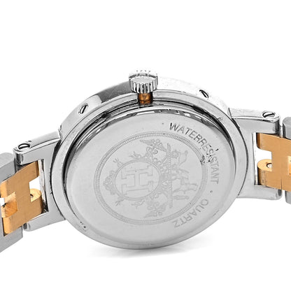 Hermes Stainless Steel 24mm Clipper Quartz Watch Gold 4 of 4