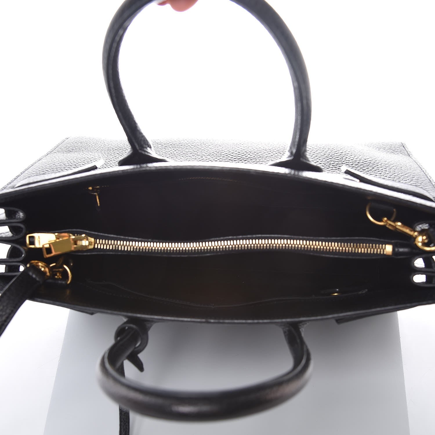 Saint Laurent Grained Calfskin Small Sac De Jour Black 5 of 14